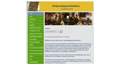 Desktop Screenshot of onderwijsgeschiedenis.nl